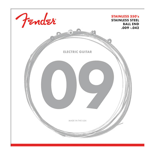 Fender Stainless 350's Guitar Strings .009-.042