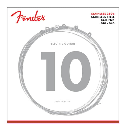 Fender Stainless 350's Guitar Strings .010-.046