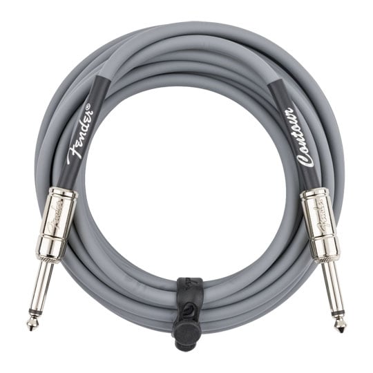 Fender Contour Instrument Cable, Inca Silver, 18.6 ft
