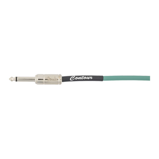 Fender Contour Instrument Cable, Sherwood Green, 18.6 ft : image 3