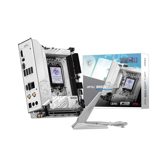 MSI MPG B860I EDGE TI WiFi LGA 1851 DDR5 PCIe 5.0 Mini-ITX Motherboard