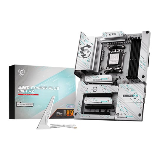 MSI B850 GAMING PLUS WIFI PZ WiFi-7 AM5 DDR5 PCIe 5.0 Back Connect ATX Motherboard