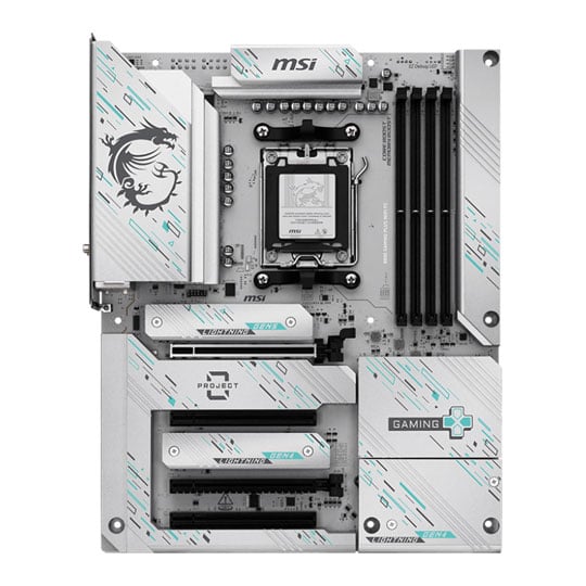 MSI B850 GAMING PLUS WIFI PZ WiFi-7 AM5 DDR5 PCIe 5.0 Back Connect ATX Motherboard