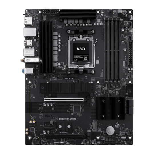 MSI PRO B850-S WIFI6E AM5 DDR5 PCIe 5.0 ATX Motherboard