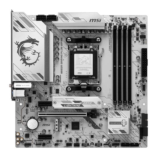 MSI B850M GAMING PLUS WiFi6E AM5 DDR5 PCIe 4.0 MicroATX Motherboard