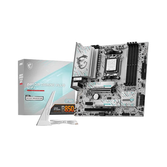 MSI B850M GAMING PLUS WiFi AM5 DDR5 PCIe 5.0 MicroATX Motherboard