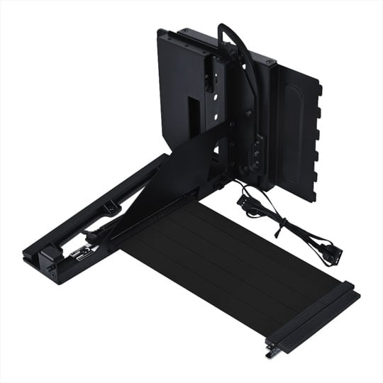 155mm Lian Li 4-slot Vertical GPU Kit v3 with ARGB PCIe 5.0 Riser Black : image 3