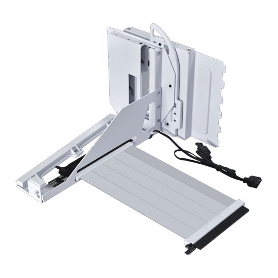 155mm Lian Li 4-slot Vertical GPU Kit v3 with ARGB PCIe 5.0 Riser White : image 3