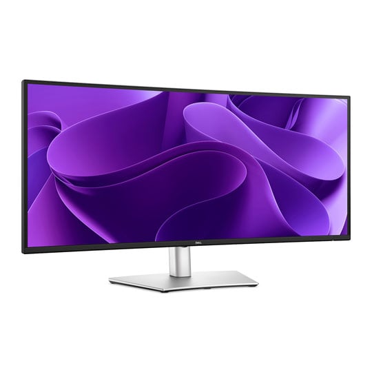 Dell Pro 34 Plus 34" Curved IPS Silver / Black USB-C Hub Monitor with KVM