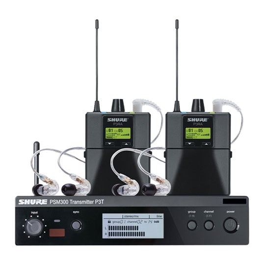 (Open Box) Shure PSM 300 Twin Pack Pro Wireless IEM Set