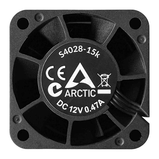 40mm Arctic S4028-15K 4-pin Black Cooling Fan - 5 Pack : image 3