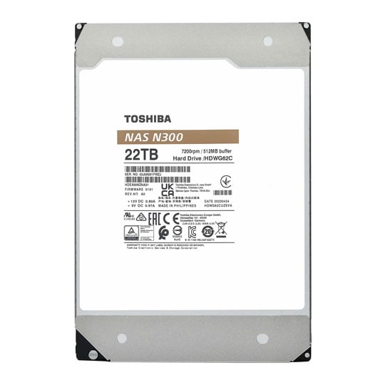Toshiba N300 14TB NAS SATA III HDD/Hard Drive 7200rpm