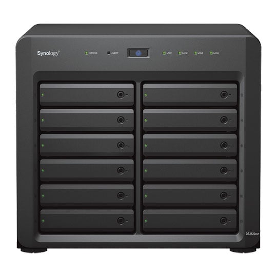 Open Box Synology DiskStation DS3622xs+ 12 Bay 3.5"/2.5" HDD/SSD Desktop NAS Enclosure
