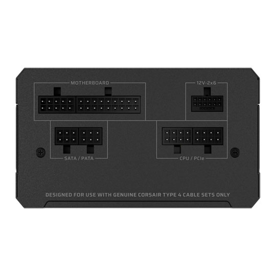 CORSAIR RMe Series RM650e (2025) 650 Watt Cybenetics Gold PCIe 5.1 ATX 3.1 PSU/Power supply : image 4