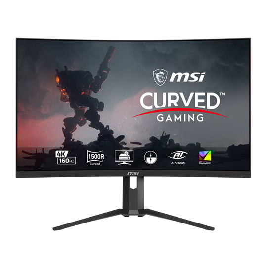 Open Box MSI MAG 321CUP 31.5" UHD 160Hz Adaptive Sync Curved HDR Gaming Monitor