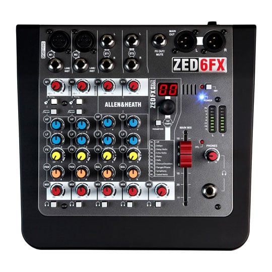 (Open Box) Allen & Heath ZED-6FX Analogue Mixer : image 3