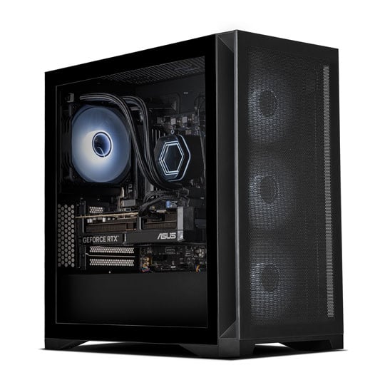 Gaming PC with NVIDIA RTX 5060 Ti 16GB and AMD Ryzen 5 7500F