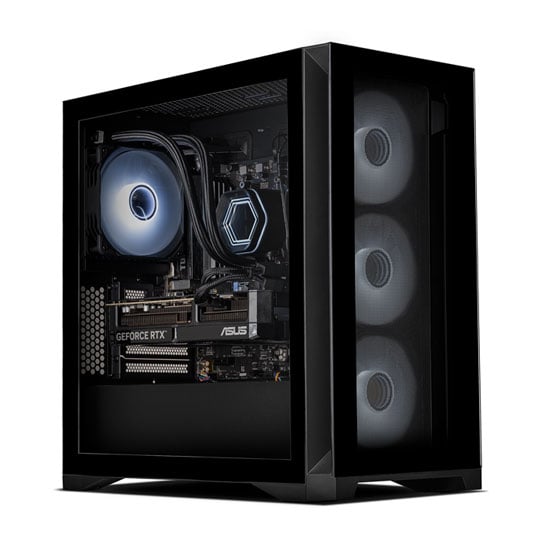 Gaming PC with NVIDIA RTX 5070 and AMD Ryzen 7 8700F