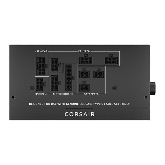 CORSAIR RM750x SHIFT 2025 750W 80+ Gold PCIE 5.1 Fully Modular ATX 3.1 Power Supply : image 4
