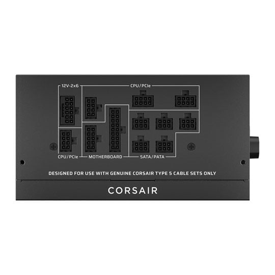 CORSAIR RM1000X SHIFT 2025 1000W 80+ Gold PCIE 5.1 Fully Modular ATX 3.1 Power Supply : image 4
