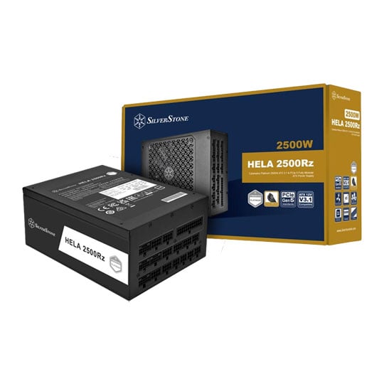 SilverStone HELA 2500Rz 2500 Watt Fully Modular Platinum ATX 3.1 PSU / Power Supply