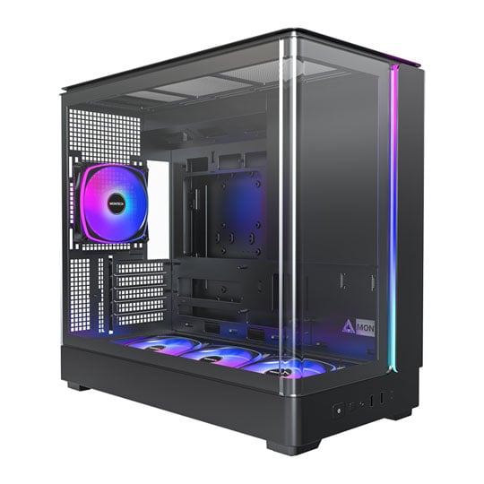 Montech KING 15 PRO ARGB MicroATX Tower Black PC Case