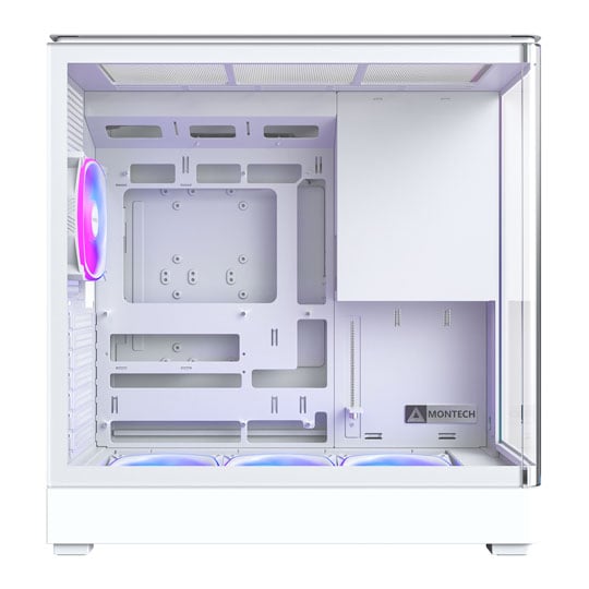 Montech KING 45 PRO ARGB Mid Tower White PC Case : image 3