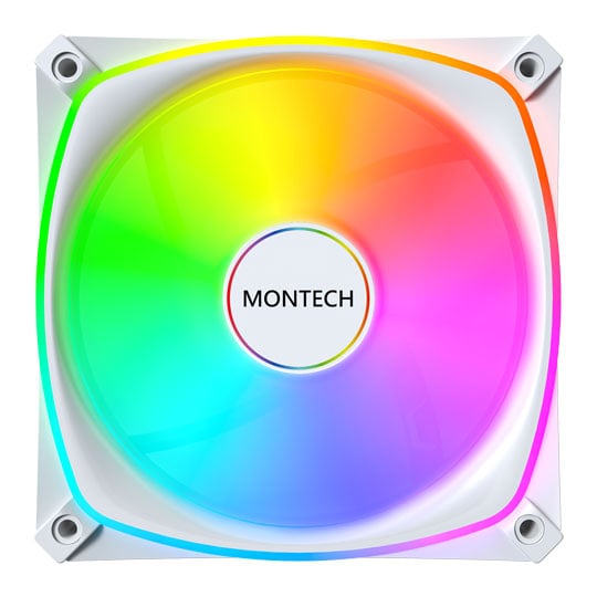 Montech RX120 Pro ARGB 120mm White PWM Fan
