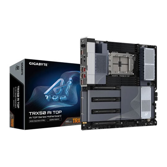 Gigabyte AMD TRX50 AI TOP E-ATX sTR5 DDR5 Workstation Motherboard