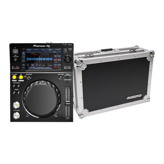 Pioneer XDJ-700 Compact DJ Multi Player (Black) with Flight Case