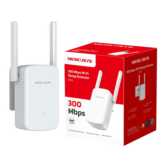 Mercusys ME12 300Mbps 2.4GHz Wi-Fi Range Extender