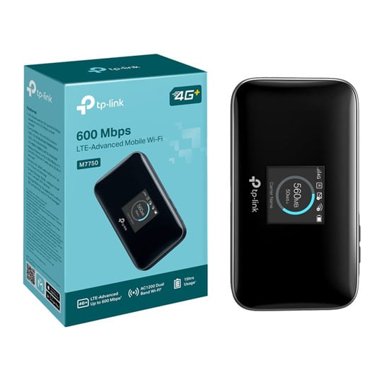 tp-link M7750 600Mbps Dual-Band 4G LTE-Advanced Mobile Wi-Fi