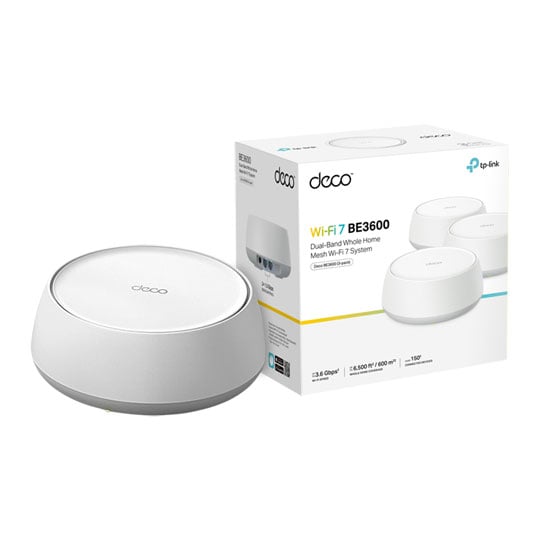 tp-link Deco BE3600 Whole Home Mesh Wi-Fi 7 System Triple Pack