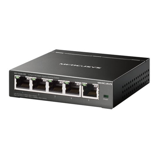 Mercusys MS105GS-M2 5-Port Multi-Gigabit Desktop Switch
