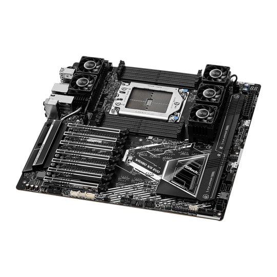 ASRock WRX90 WS EVO Threadripper Pro PCIe 5.0 SSI-EEB Motherboard : image 3