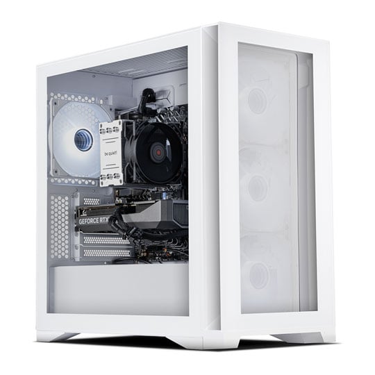 Gaming PC with NVIDIA RTX 5070 and AMD Ryzen 7 8700F