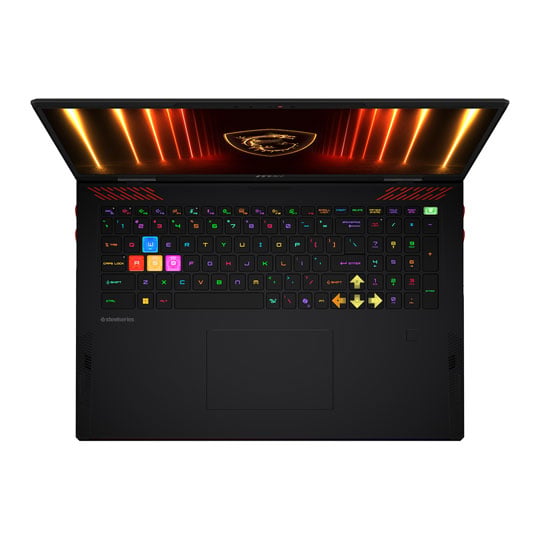 MSI Raider A18 HX UHD+ 120Hz AMD Ryzen 9 64GB DDR5 RTX 5080 Black Gaming Laptop : image 3