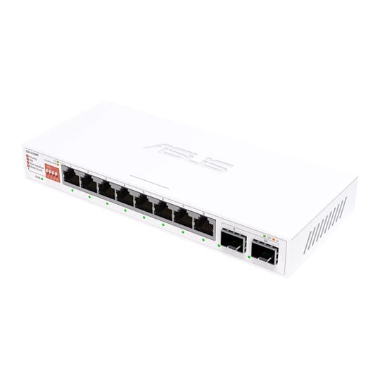 ASUS QG-U1080 8 Port 2.5Gbps / 10G SFP+ Unmanaged Desktop Switch