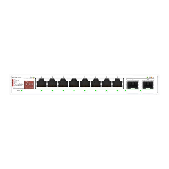 ASUS QG-U1080 8 Port 2.5Gbps / 10G SFP+ Unmanaged Desktop Switch : image 4