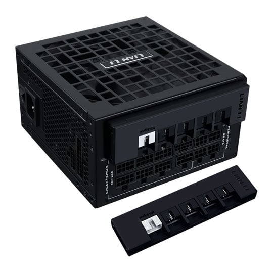Lian Li RS 1000W Fully Modular 80+ Gold ATX 3.1, Black PSU / Power Supply with Hub Lian Li RS 1000W Fully Modular 80+ Gold ATX 3.1, Black PSU / Power Supply with Hub