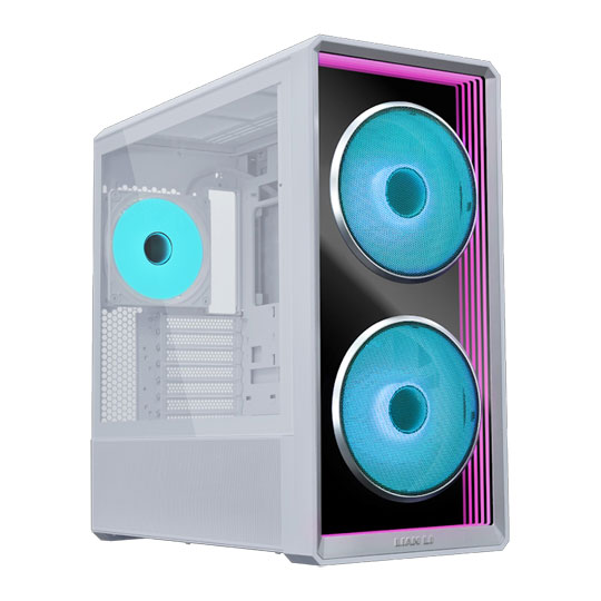 Lian Li LANCOOL 217 INF White Tempered Glass Mid Tower PC Gaming Case Lian Li LANCOOL 217 INF White Tempered Glass Mid Tower PC Gaming Case