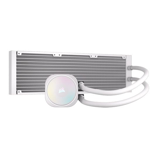 Refurbished Corsair NAUTILUS 360 RS ARGB Intel/AMD CPU Liquid Cooler White Refurbished Corsair NAUTILUS 360 RS ARGB Intel/AMD CPU Liquid Cooler White