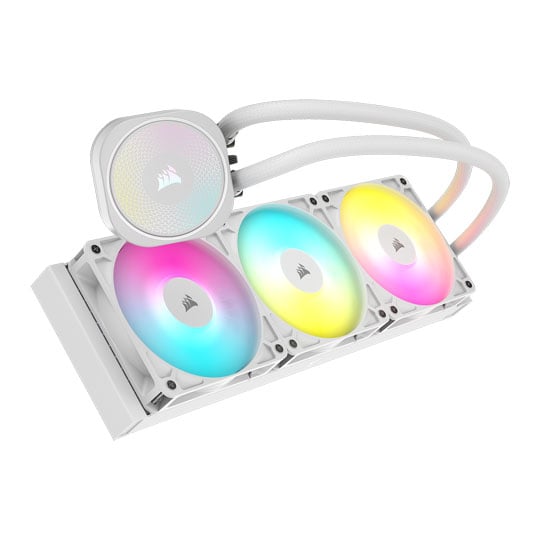 Refurbished Corsair NAUTILUS 360 RS ARGB Intel/AMD CPU Liquid Cooler White : image 3