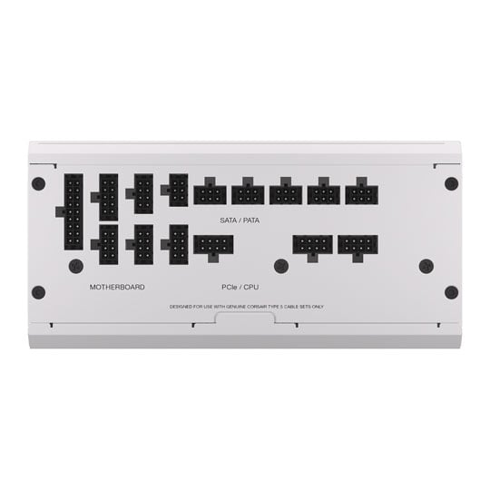 Refurbished CORSAIR RMx SHIFT White Series 1000W 80+ Gold PCIE 5.0 Fully Modular ATX3.0 Power Supply : image 4
