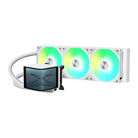 TRYX PANORAMA ARGB 360mm White AIO CPU Liquid Cooler Intel AMD