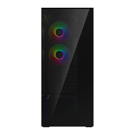 Arctic Xtender Black Tempered Glass w/o Vertical Mount Mid-Tower E-ATX Case