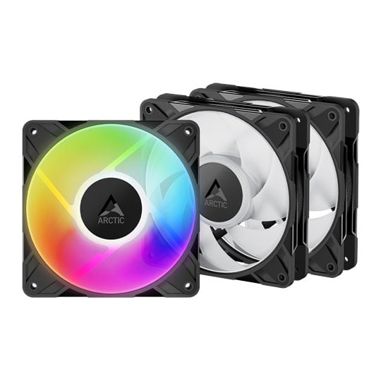 Arctic P12 Pro A-RGB High Static Pressure 120mm PWM Fan 3 Pack