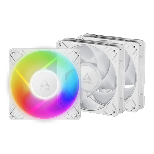 Arctic P12 Pro A-RGB High Static Pressure 120mm PWM Fan 3 Pack