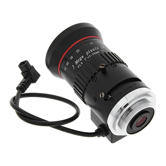Marshall 5-50mm F1.4 3MP CS Mount Auto-Iris Zoom Lens