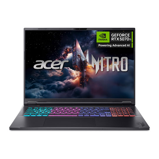 Acer Nitro 18 AI AN18-61 WQXGA IPS 165Hz Ryzen AI 9 RTX 5070 Ti Gaming Laptop